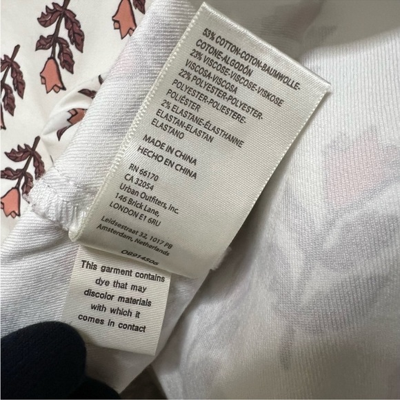 Free People Penny Pull On Printed Mid Rise Flare Jeans - Picture 11 of 12